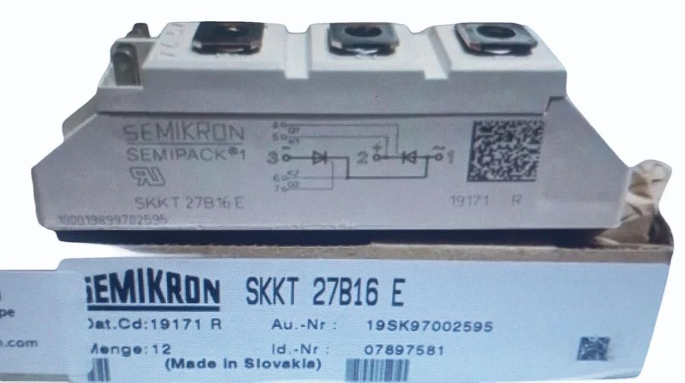 SKKT27B16E SEMIKRON THYRISTOR MODULE