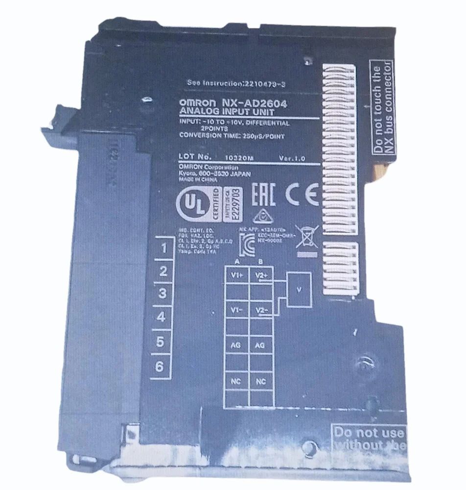 NX-AD2604 OMRON ANALOG INPUT MODULE